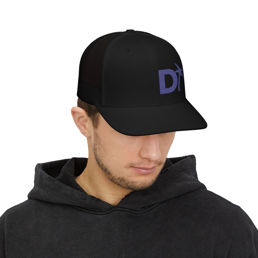Stylish Embroidered Snapback Trucker Cap