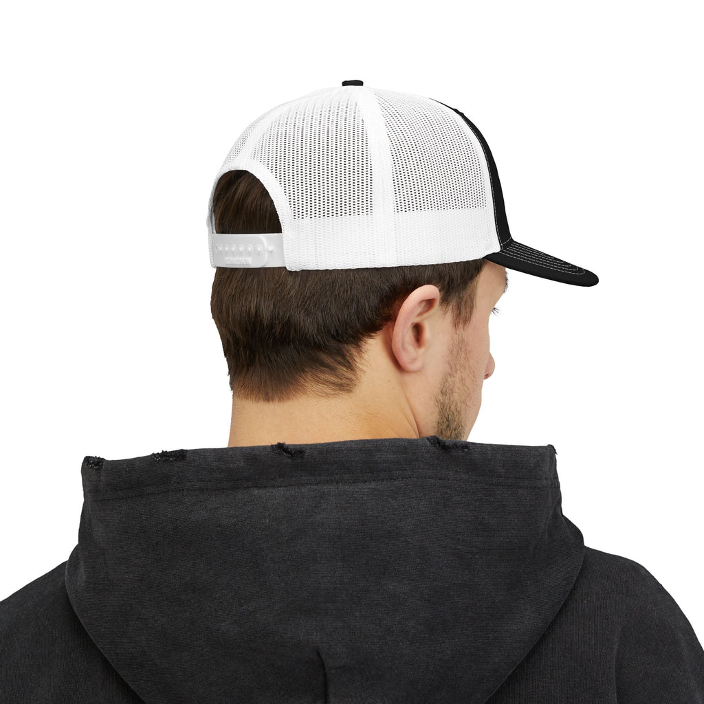 Stylish Embroidered Snapback Trucker Cap