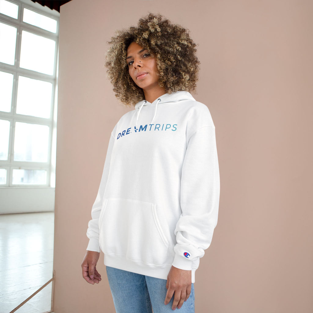 DreamTrips Champion Hoodie - Cozy Travel-Inspired Sweatshirt