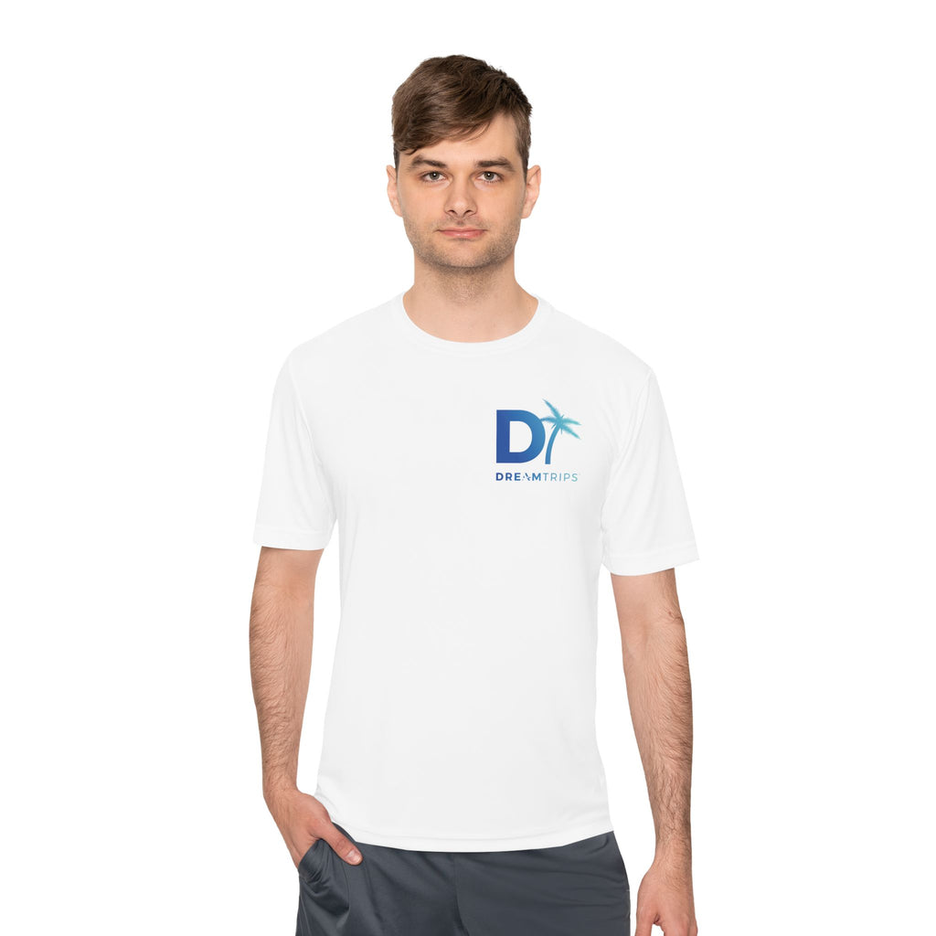 DreamTrips Unisex Moisture Wicking Tee - Perfect for Travel Enthusiasts
