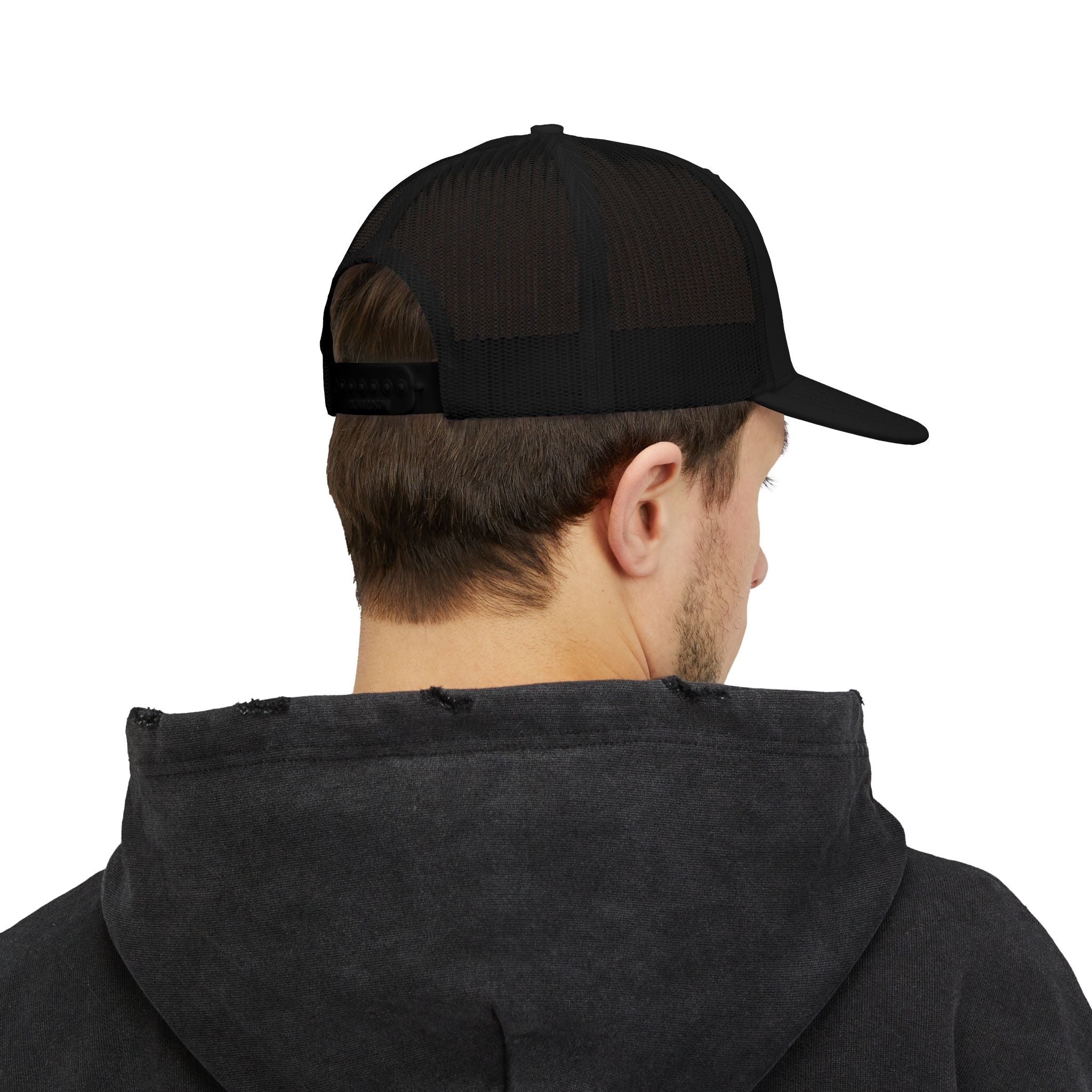 Stylish Embroidered Snapback Trucker Cap