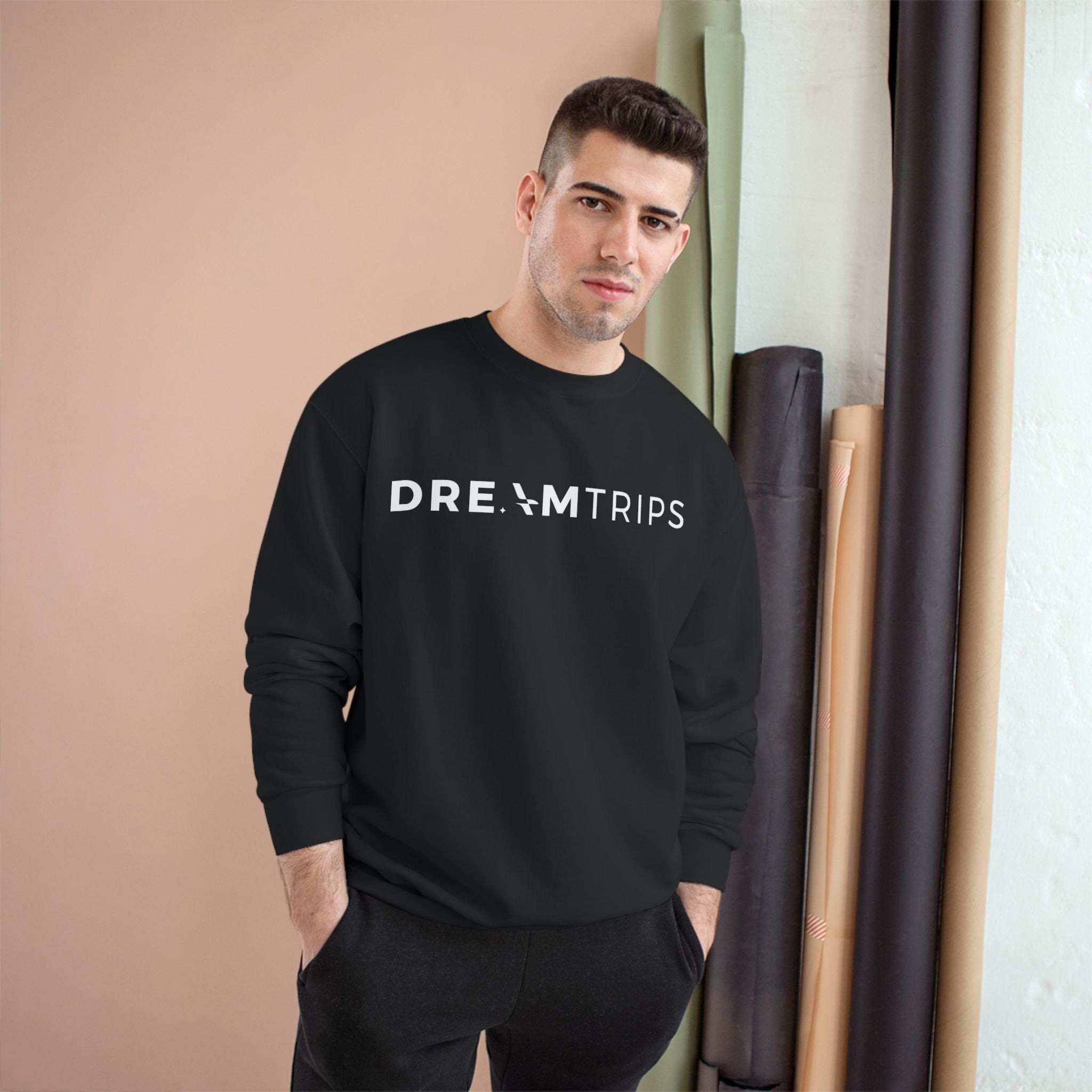 DreamTrips Champion Sweatshirt - Cozy Travel-Inspired Apparel