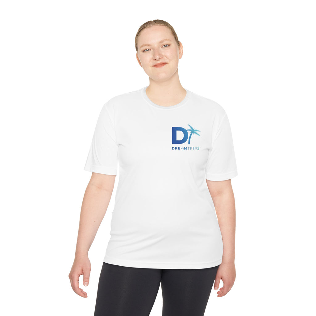 DreamTrips Unisex Moisture Wicking Tee - Perfect for Travel Enthusiasts