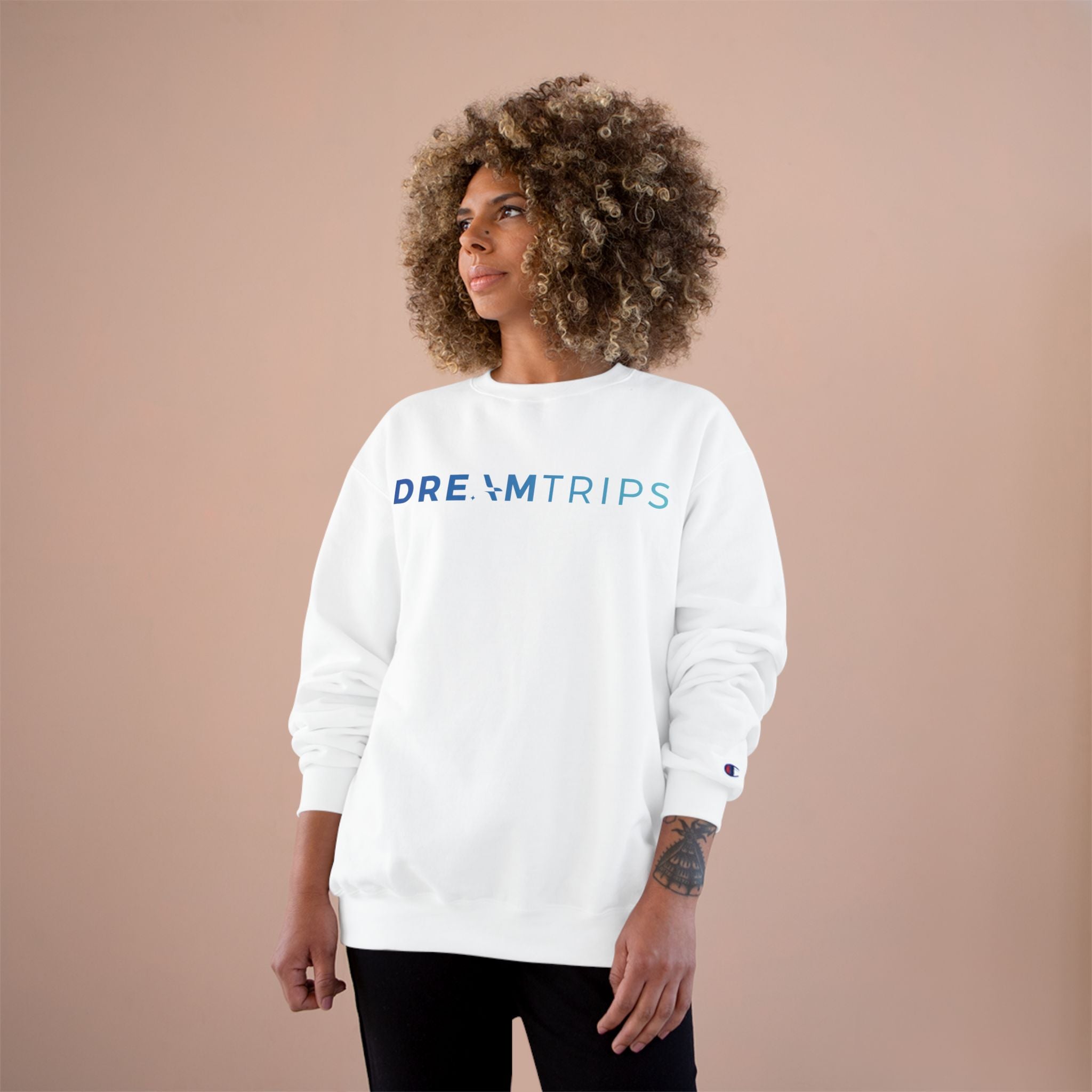 DreamTrips Champion Sweatshirt - Cozy Travel-Inspired Apparel