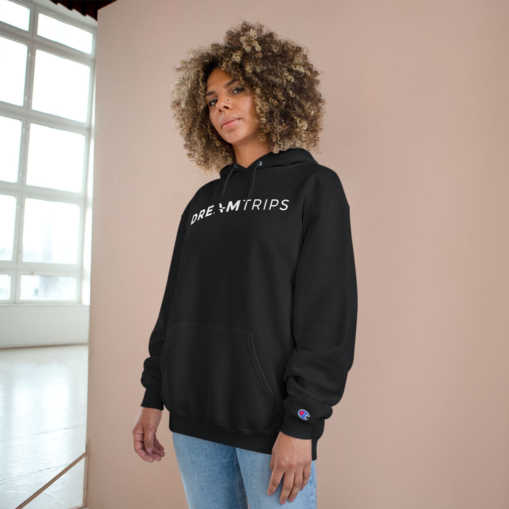 DreamTrips Champion Hoodie - Cozy Travel-Inspired Sweatshirt