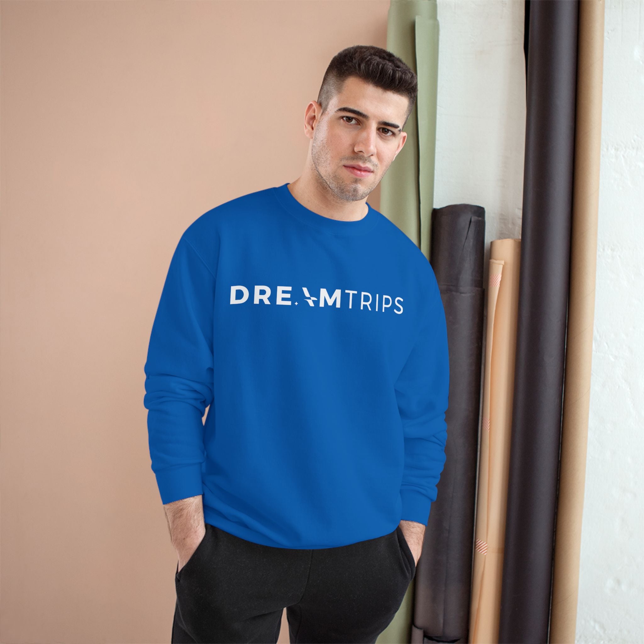 DreamTrips Champion Sweatshirt - Cozy Travel-Inspired Apparel