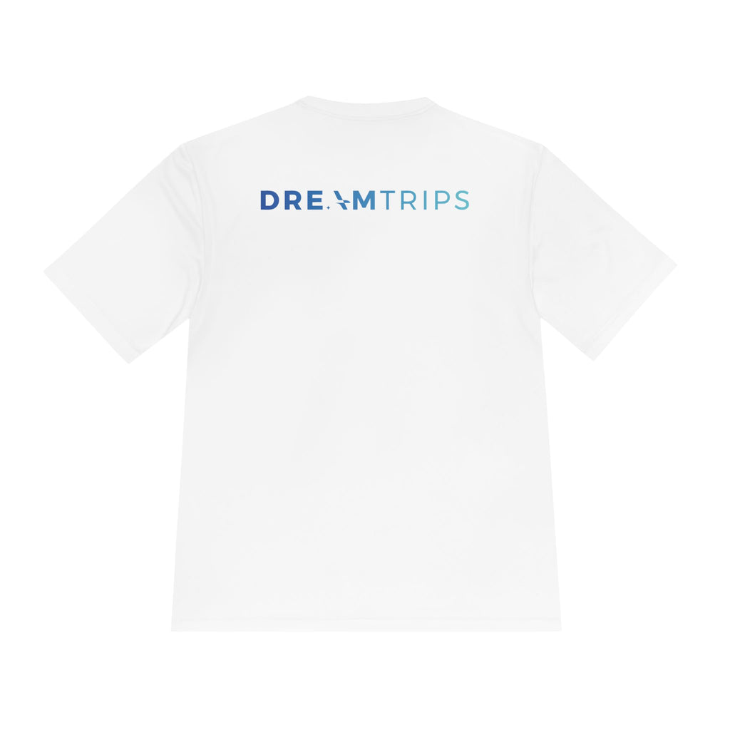DreamTrips Unisex Moisture Wicking Tee - Perfect for Travel Enthusiasts